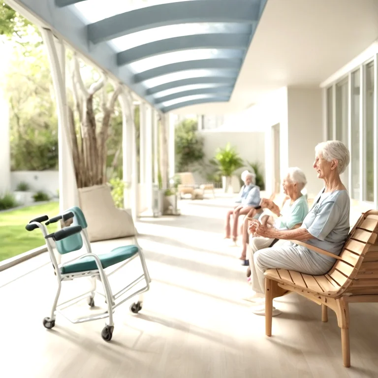 SeniorUResortの共同活動風景とリハビリの様子